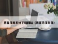 迁安市黑客漫画素材下载网站（黑客动漫头像）